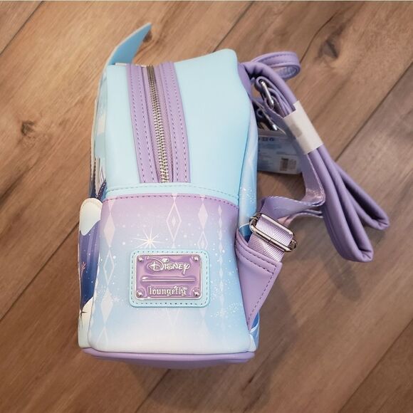 Loungefly Disney Frozen Queen Elsa Castle Mini Backpack NWT - Picture 15 of 16